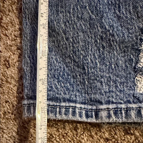 BKE Light Blue Distressed Flare Jeans - Picture 7 of 7